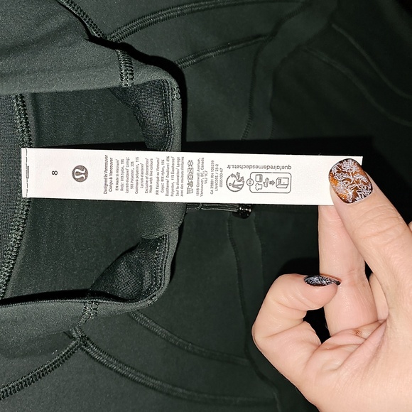 Lululemon Define Jacket Nulu Sz 8 Rainforest Green!! Slim Fit Hip Length. NWTS! - Picture 4 of 12